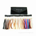 High Quality and Accurate Human Hair Color Ring Chart for Hair Extension